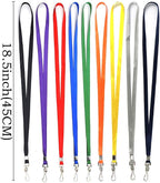 Green Lanyards 100 Pcs Lanyard for Id Badges Flat Lanyard - Image 2