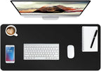 Boutilon Leather Desk Pad Protector, Non-Slip Mouse Pad, Laptop Desk Pad by Boutilon