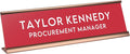 Custom Engraved Desk Plate | Personalized by 904Custom