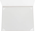 GraduationMall 8.5"x11" Smooth Padded Diploma Cover Certificate Holder White - Image 4