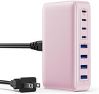 USB C Charger 200W USB C Charger Block, Upgraded GaN III 8-Port Fast Charging by GKUTW