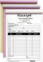 Custom Invoice Book in 3-Part /2-Part Receipt Book - Image 8
