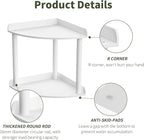 Sezanrpt 2 Tier Countertop Corner Organizer Shelf 7x7x8 Inch - Image 4