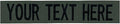 Custom Uniform Name Tapes Solid Colors. Olive Drab Ripstop, 4 Inch Sew on by NORTHERNSAFARI
