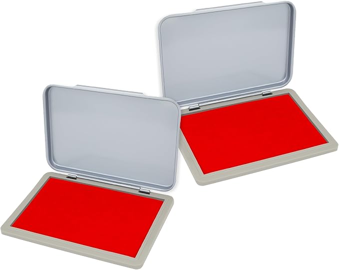 2 Pack Metal Case Stamp Pad Medium Size by ZIGEL