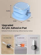 9 Pack Cord Organizer, Spring Cable Management, Adhesive Cute Cable Holder Clips - Image 3