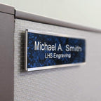 Door Name Plate Personalized for Office Brown Plastic Name Plate - Image 8