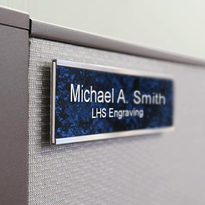 Engraved Name Plates for Door Sign Personalized Rustico Granite Pattern Plastic - Image 8