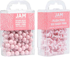 JAM PAPER Colorful Push Pins - Image 2