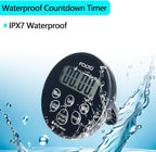 FCXJTU Digital Waterproof Shower Clock Timer, Bathroom Shower Countdown Timer - Image 3