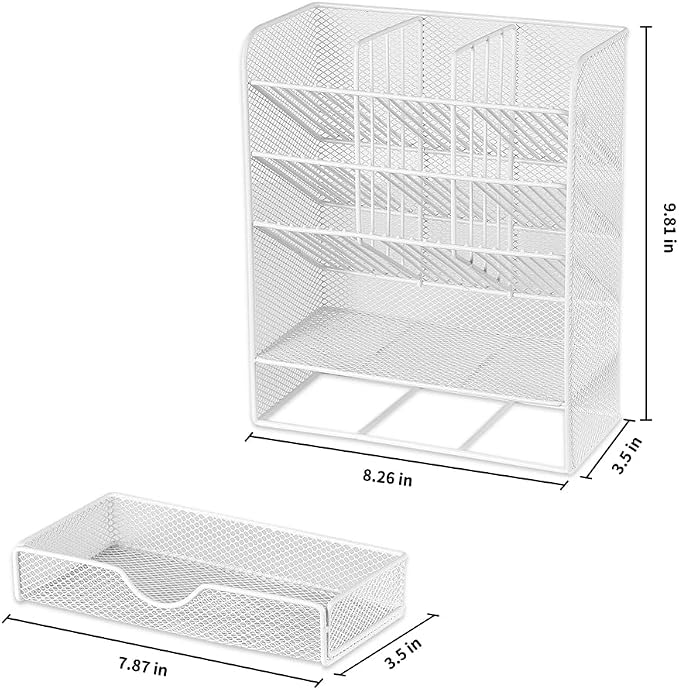 Spacrea Pen Holder Desk Organizer - Image 6