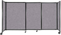 Versare Straightwall Sliding Portable Wall Partition | Freestanding Office by VERSARE
