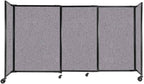 Versare Straightwall Sliding Portable Wall Partition | Freestanding Office by VERSARE
