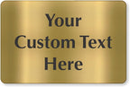 SmartSign Custom Brass Sign by SmartSign