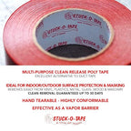 Stuck-O-Tape - Multi-Purpose Polyethylene Tape - Indoor/Outdoor Masking Surface - Image 2