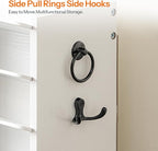 HOOBRO Wall File Organizer, Mail Organizer Wall Mounted, Wooden Literature - Image 7