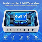 USB C Charger Block 515W GaN IV 8 Port Fast Charging Station Hub, Dual PD 100W - Image 5