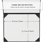 Diploma Cover 8.5” x11” Diploma Holder of Graduation Leatherette Padded - Image 6