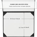 Diploma Cover 8.5” x11” Diploma Holder of Graduation Leatherette Padded - Image 6