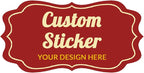 100-500 Pcs Custom Stickers Personalized Labels by Bemumley