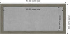Amanti Art Grey Framed Magnetic Board 25x53 Oversize Vision Board - Image 3