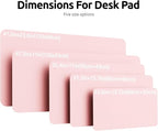 YSAGi Leather Desk Pad Protector, Office Desk Mat, Large Mouse Pad, Non-Slip PU - Image 4