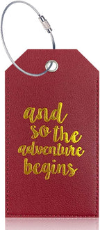Portable Leather Travel Labels - Image 5