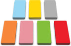 Attractivia Dry Erase Magnetic Labels 2.8 x 1.2 in, Solid Colors, Dry Erase by Attractivia