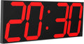 LED Large Digital Wall Clock, Oversize Wall Clock by CHKOSDA