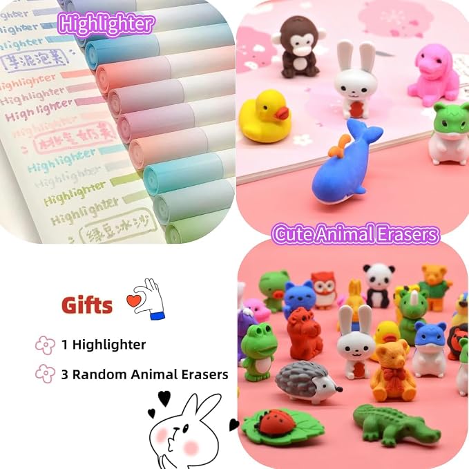 Large Capacity Kawaii Purple Pencil Case - Image 6