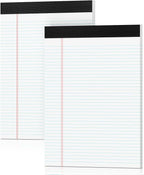Legal Pads 8.5 x 11 White Note Pads 2 Pack by notepads