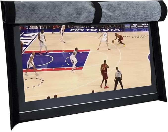 BroilPro Accessories Outdoor 55" TV Set Cover, Scratch Resistant Liner Protect by BroilPro+Accessories