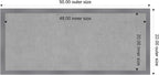 Amanti Art Grey Framed Magnetic Board 22x50 Oversize Vision Board - Image 3