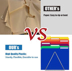 36 Pack Plastic File Folders Colored - Image 2