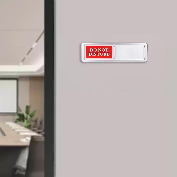 Do Not Disturb/Welcome Door Sign, Sliding Privacy Indicator - Image 6