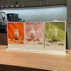 newnewshow 8.5x11 Acrylic Sign Holder 3 Pack Vertical Double-Sided Display - Image 4