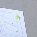 VIZ-PRO Notice Board Felt Gray, 48 X 36 Inches - Image 4