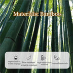 3-Tier Magazine Rack, Floor-Standing Magazine Holder, Bamboo Newspaper Stand - Image 4