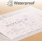 4.5" x 5.5" Clear Packing List Back Side Loading Plain Face Envelopes Pouches - Image 5