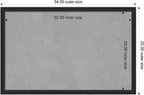 Amanti Art Black Framed Magnetic Board 22x34 Large Vision Board - Image 2