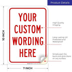 Custom Sign, Personalized Metal Signs, Customize - Image 2