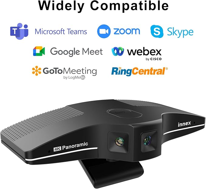 Innex C831 180° Panoramic 4K Wide Angle Webcam - Image 5
