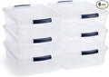 Rubbermaid Cleverstore 17 Qt Clear Storage Bins by Rubbermaid