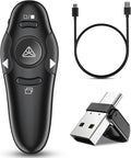 2-in-1 USB Type C Presentation Clicker Wireless Presenter Remote Clicker by Kammkonb