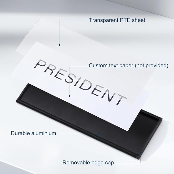 Plecterco 4 Pcs Office Door Signs - Image 3
