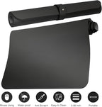 Boutilon Leather Desk Pad Protector, Non-Slip Mouse Pad, Laptop Desk Pad - Image 3