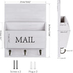 DLQuarts Mail Organizer with Key Holder - Image 5