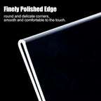 xydstay 8.5 x 11 Acrylic Sign Holder 2 Pack, Vertical T Shape Clear Plastic - Image 3