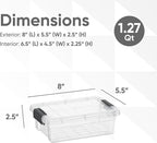 Superio Clear Storage Boxes - Image 2