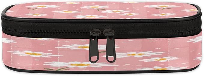 Pardick Flower Daisy Pencil Case，Big Capacity Pencil Pouch Coin Pouch - Image 3